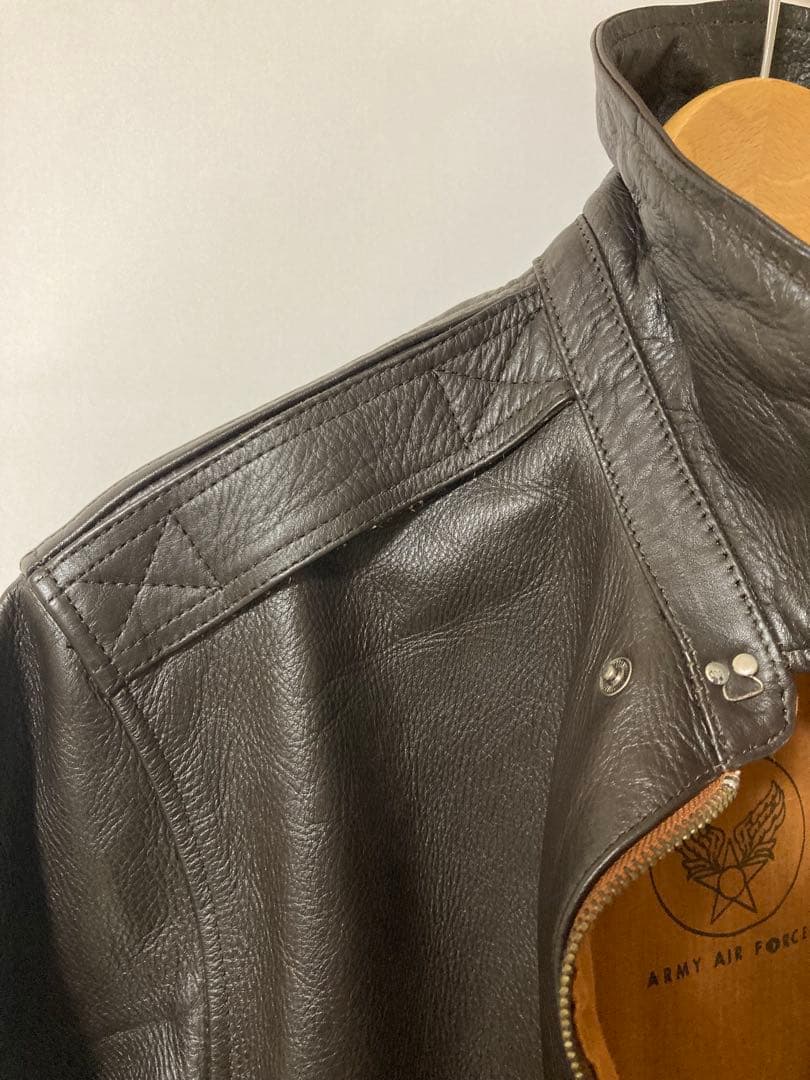 米軍タイプ A2 ミリタリージャケットフライトジャケット馬革YMCLKY MFG