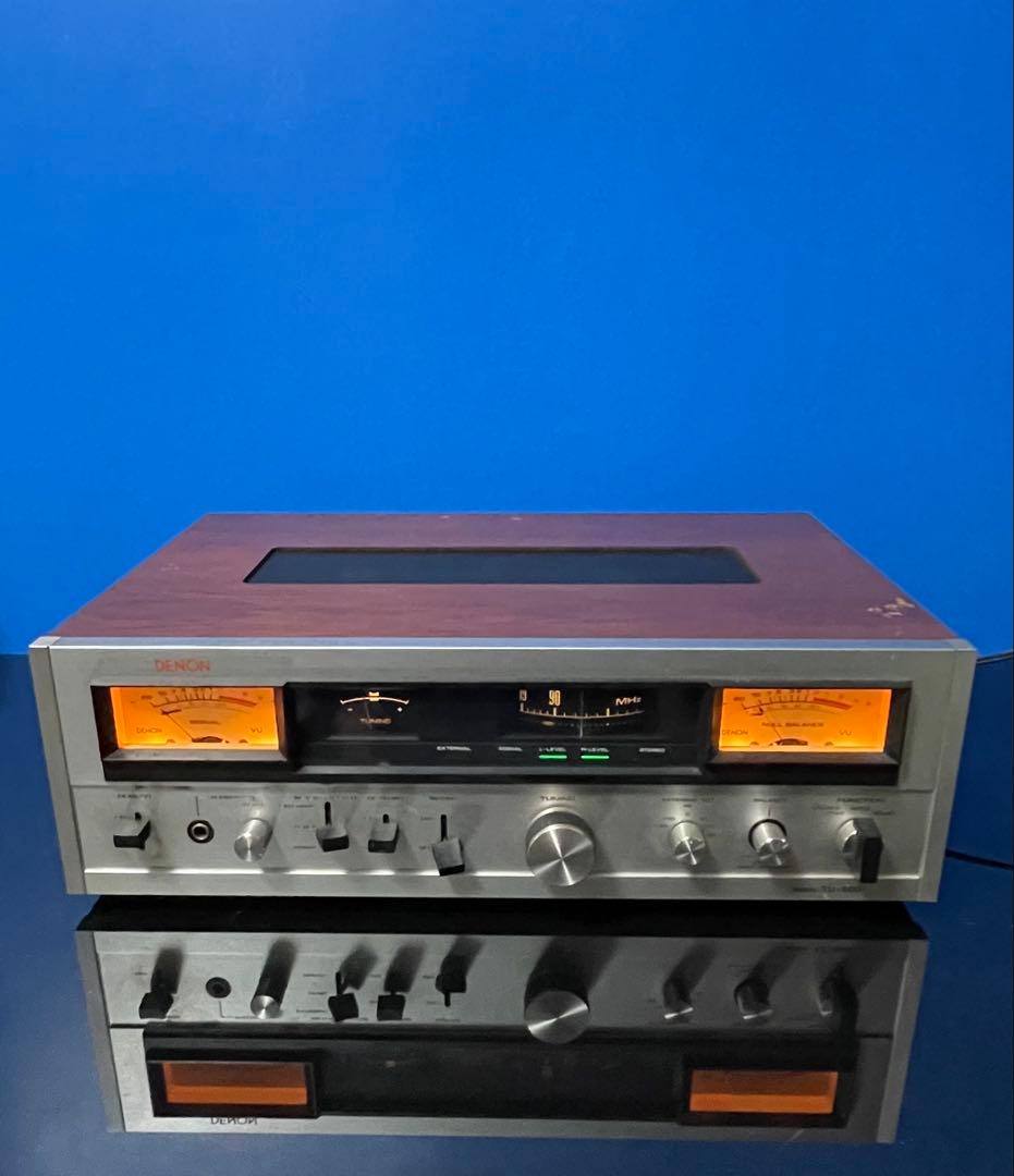 DENON FMチューナー　TU-500 通電のみ　現状品
