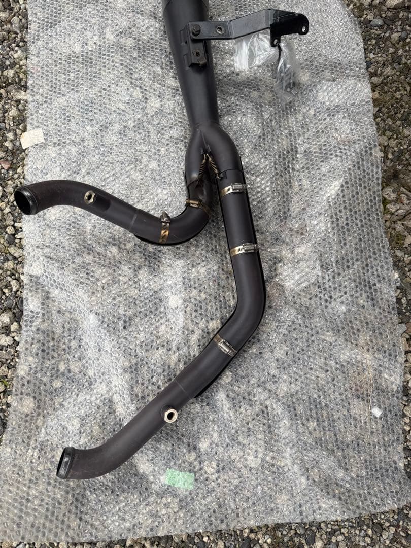 ハーレー用 TBR ショーティターンアウトマフラー 2in1