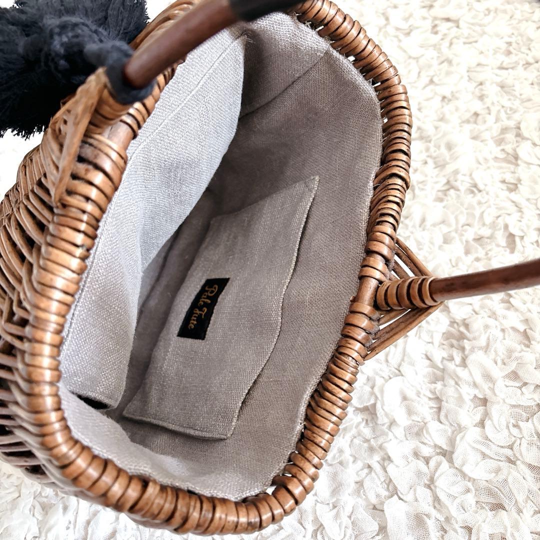 Pale Jute weekend basket Large カゴバッグ