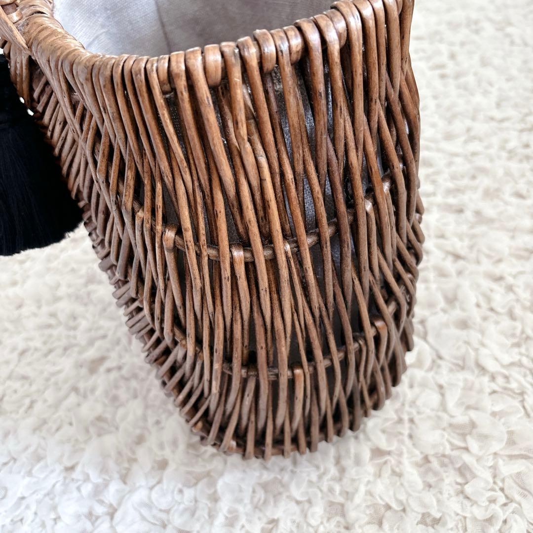 Pale Jute weekend basket Large カゴバッグ