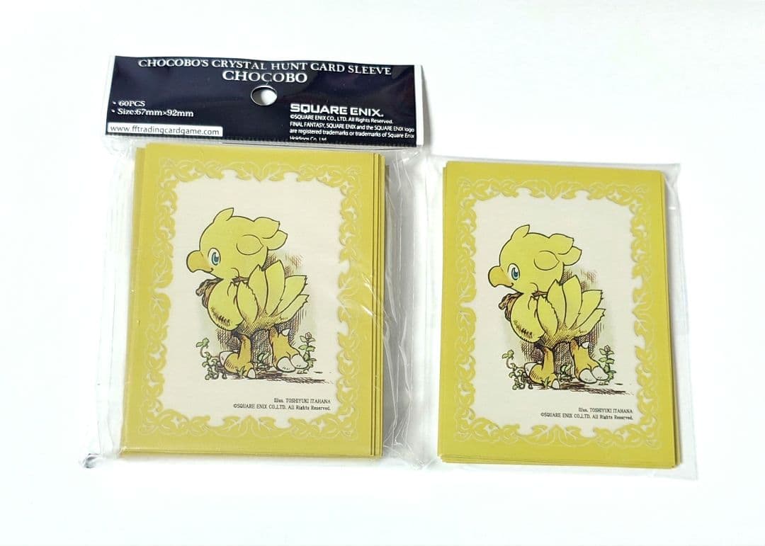 FF チョコボ スリーブ 未使用品 75枚 チョコボのクリスタルハント
