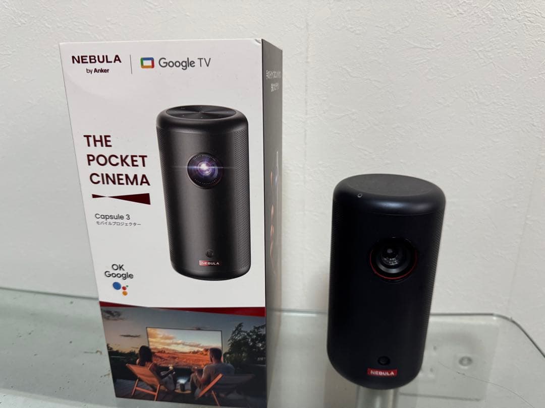 値下げ！NEBULA Capsule 3 ポータブルプロジェクタースタンド付き
