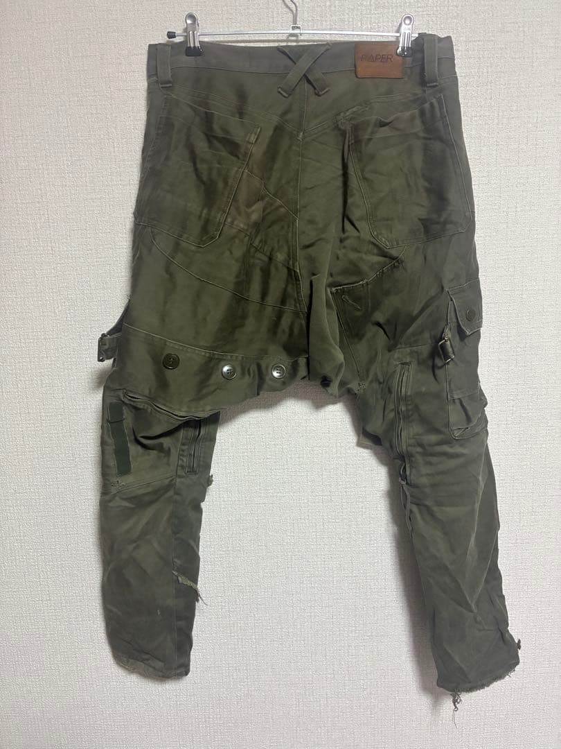 希少 PAPER by JKF リメイク ギミック カーゴパンツ アルチザン M