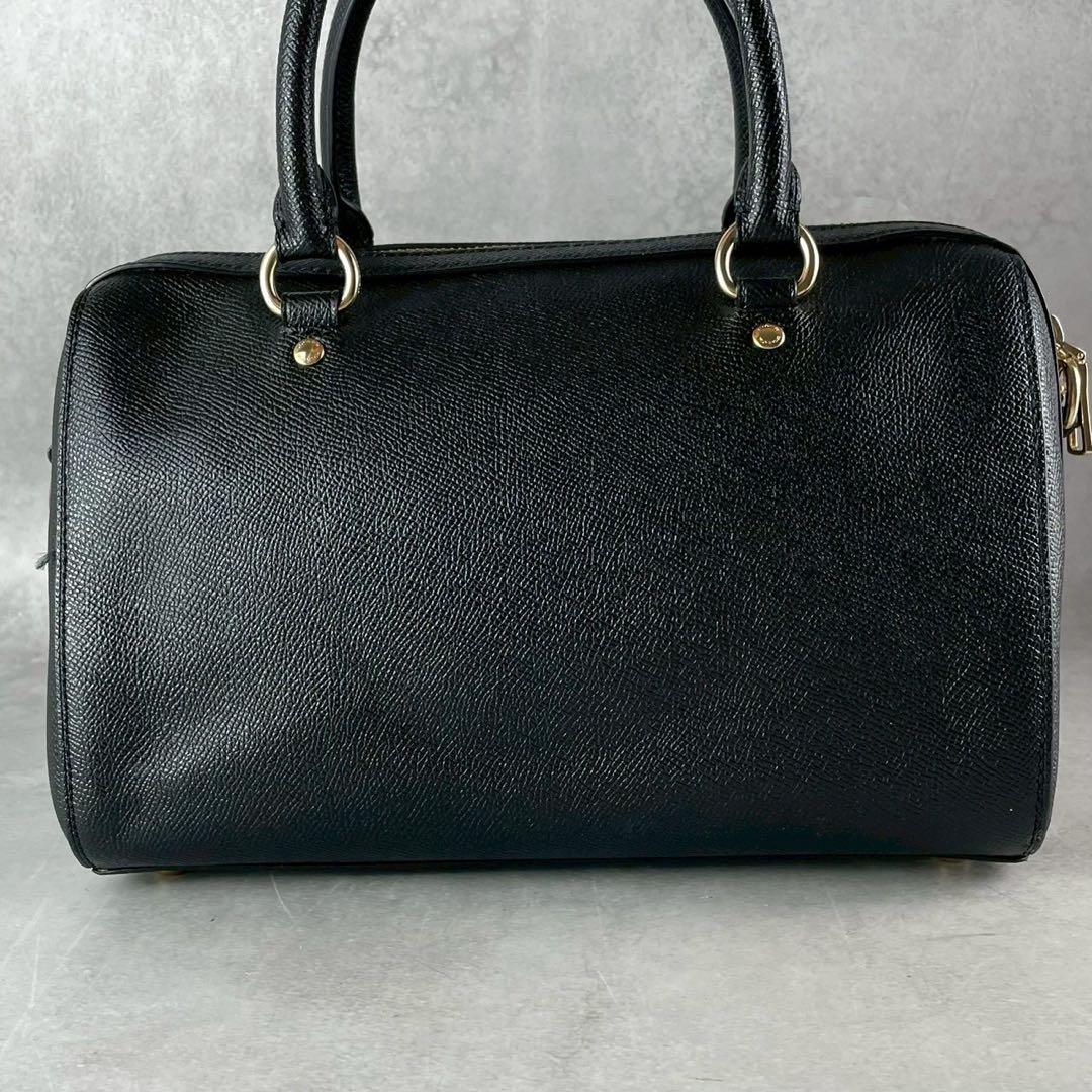 ✨美品✨コーチ　ローアンサッチェル　ショルダーバッグ 2way レザー　ブラック