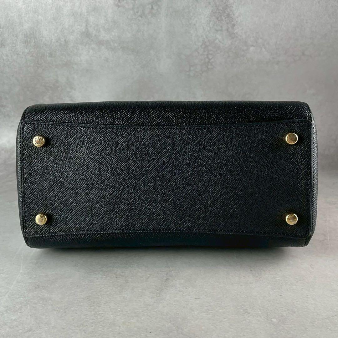 ✨美品✨コーチ　ローアンサッチェル　ショルダーバッグ 2way レザー　ブラック