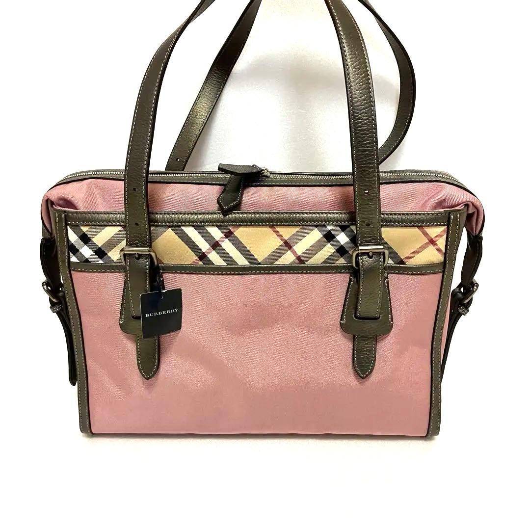新品未使用　BURBERRY バーバリー ノバチェック トートバッグ A4
