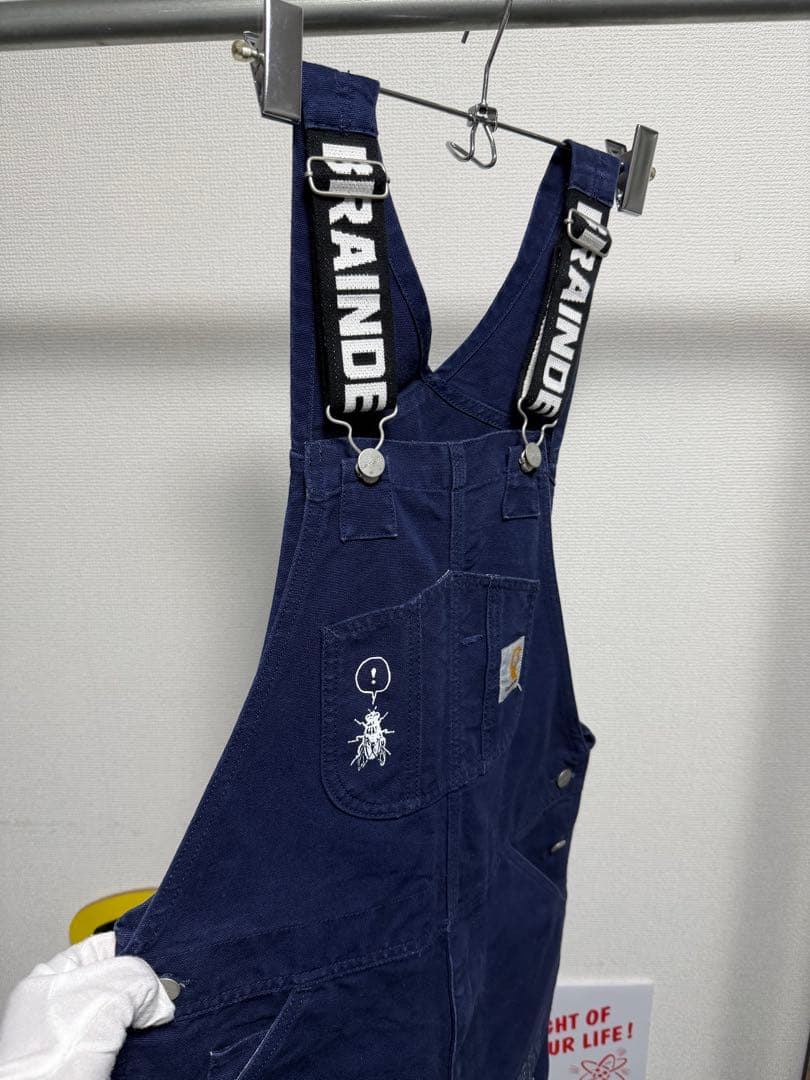 CARHARTT X BRAINDEAD オーバーオール　サロペットパンツ　S
