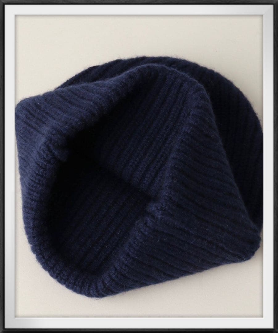 完売！新品☆L'Appartement グッド グリーフ BEANIE☆紺