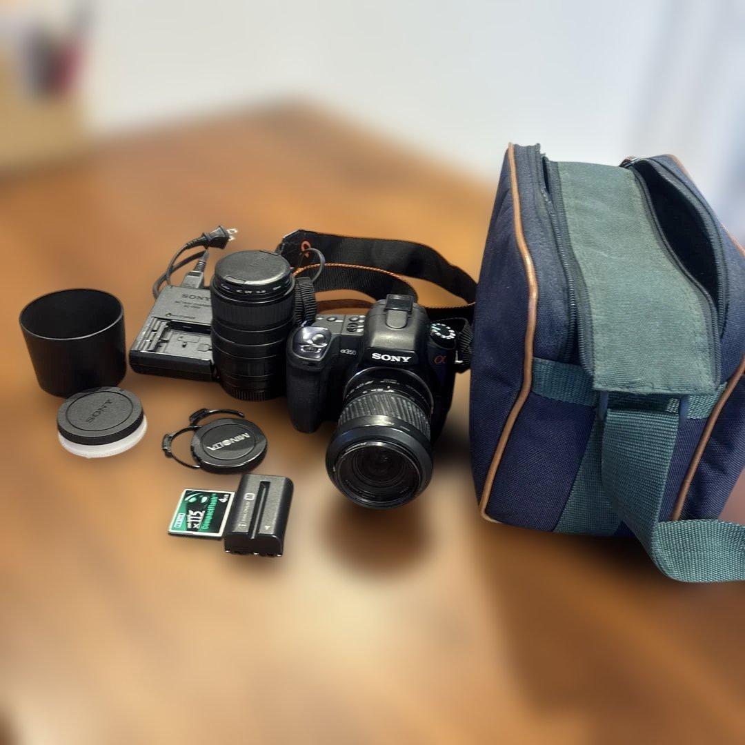 【動作確認済】SONY α 一眼レフカメラ ズームレンズ付き