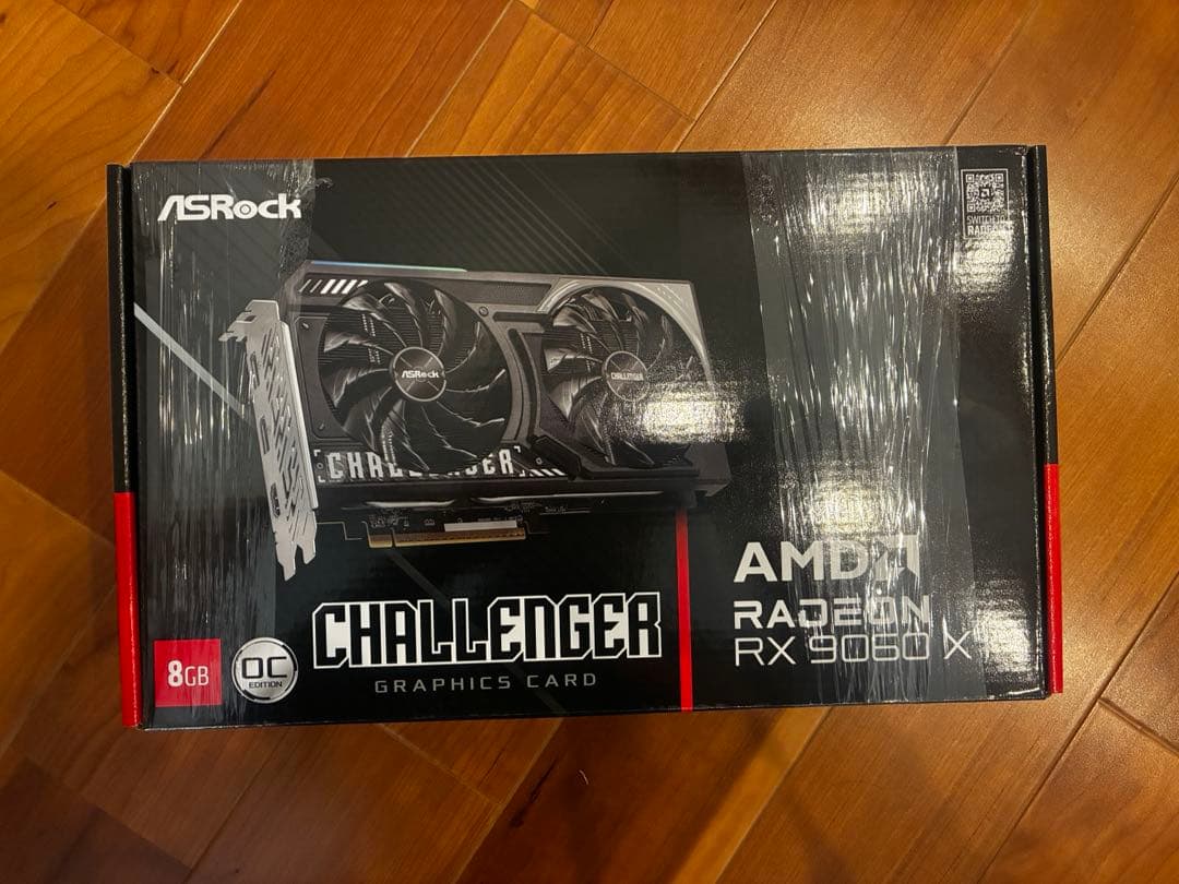 新品未開封 Radeon RX9060XT Challenger 8GB