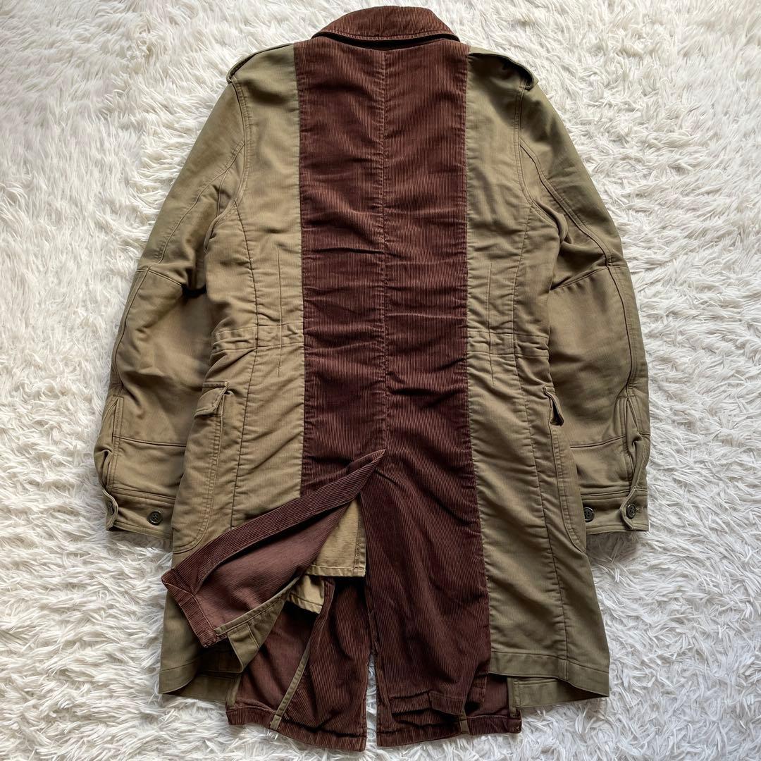 名作 MIHARAYASUHIRO 再構築 ミリタリーコート ミリタリーグリーン