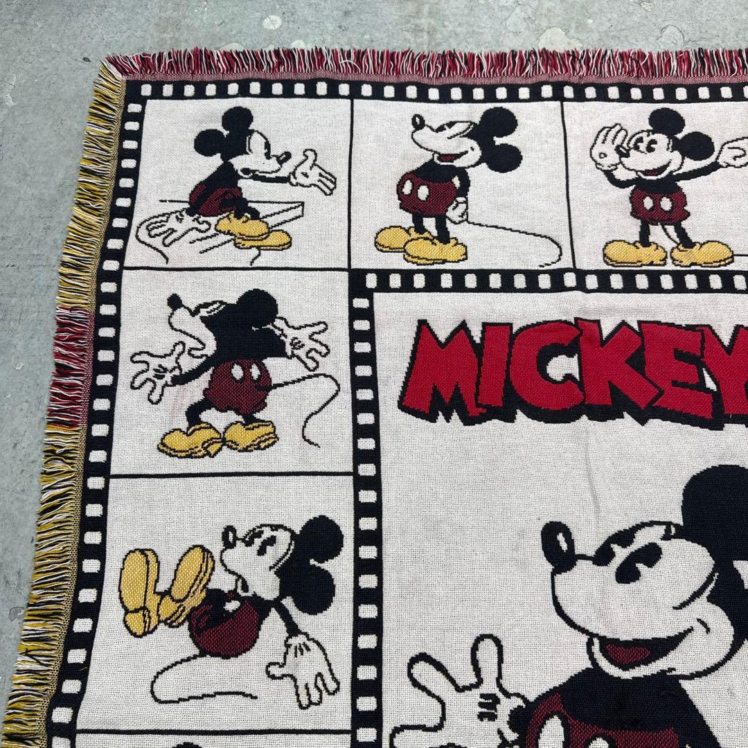 ディズニー　ミッキーマウス　マルチカバー　ソファカバー　ラグ　174x128