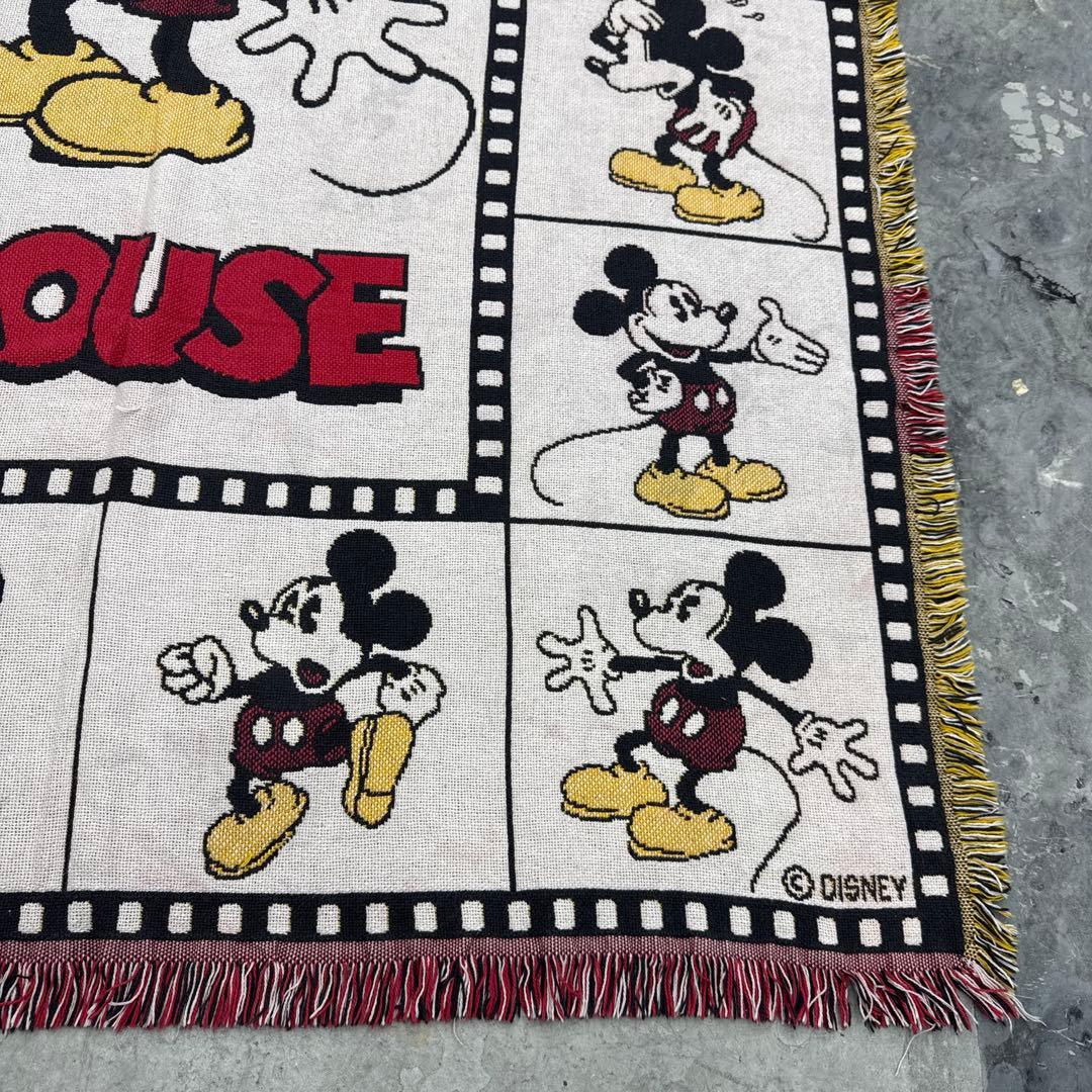 ディズニー　ミッキーマウス　マルチカバー　ソファカバー　ラグ　174x128