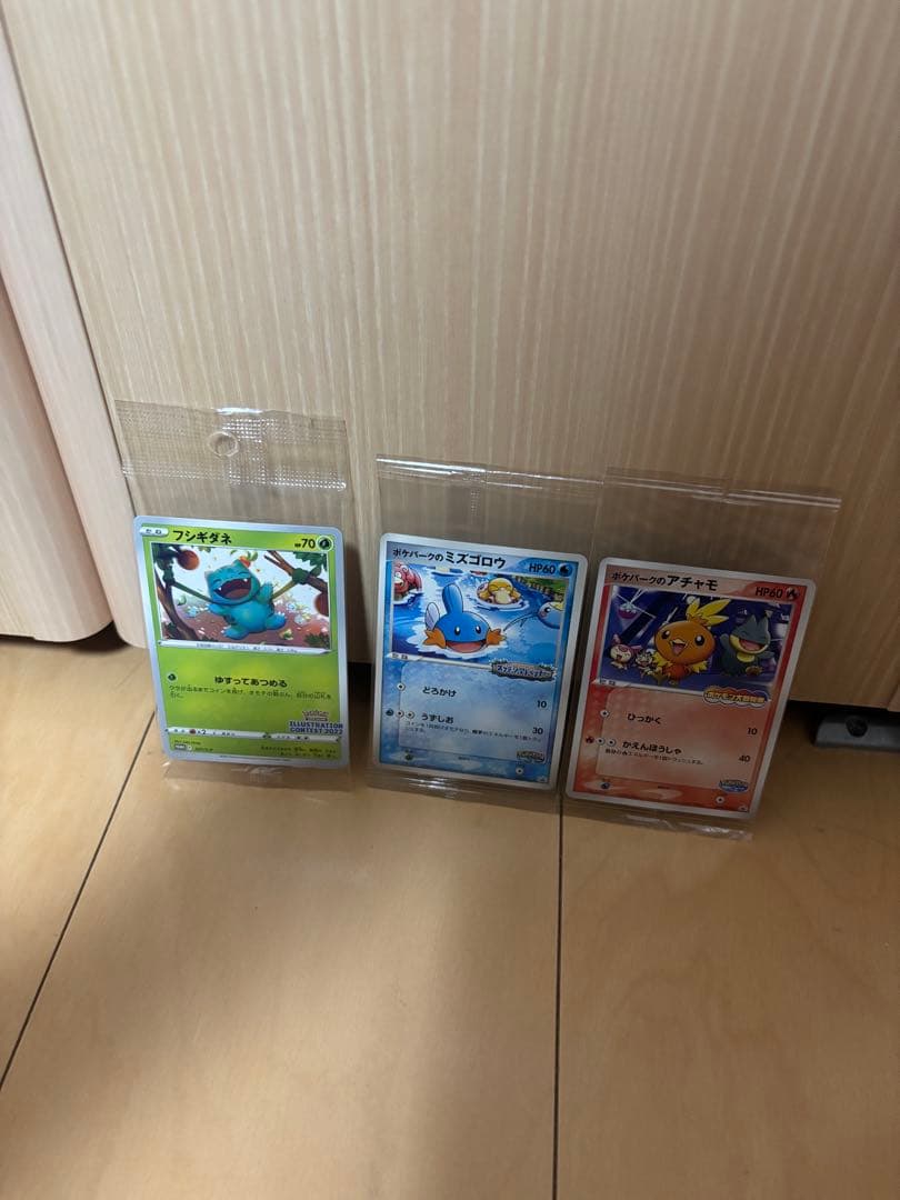 ポケパーク　プロモ　未開封　アチャモ　ミズゴロウフシギダネ