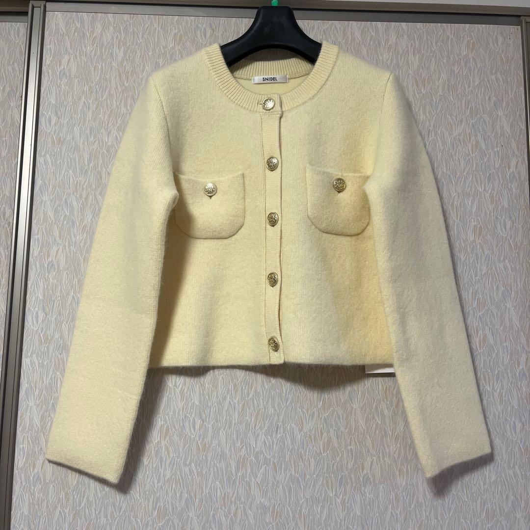 snidel フォックスニットジャケット