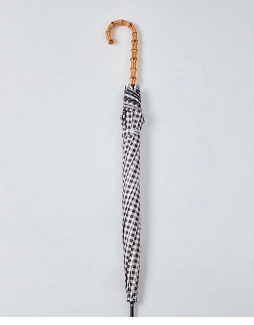 【新品未開封】東原亜希FORME 晴雨兼用長日傘ブラウンギンガムチェック