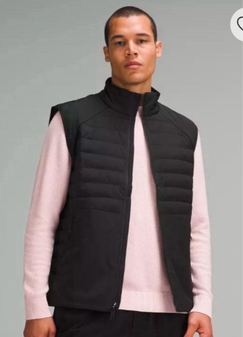 lululemon ダウンベスト　メンズS 定価¥21,800