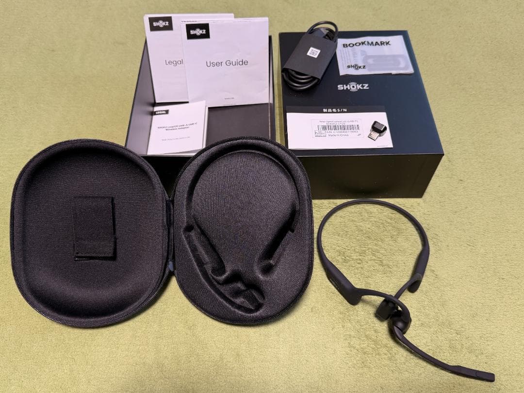 Shokz OpenComm2 UC 2025 Upgrade 骨伝導ヘッドホン