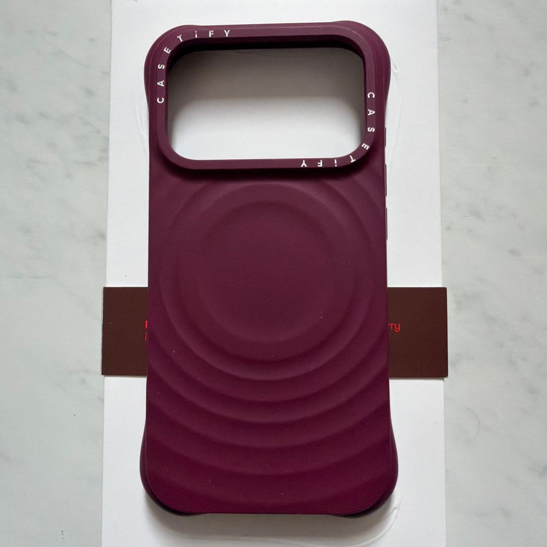 17Pro casetify ウェーブシリコンケース