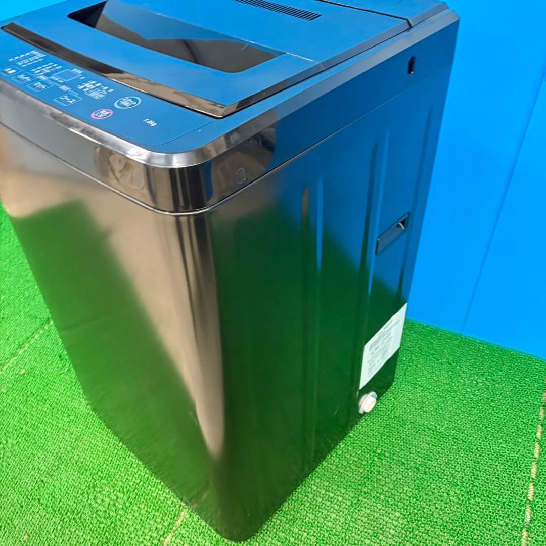 623 極美品　イチオシ　洗濯機　容量7kg ブラックカラー　冷蔵庫も有　小型