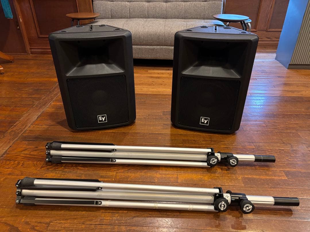 (Akkey) エレクトロボイス SX300 スピーカー 2台、スタンド付