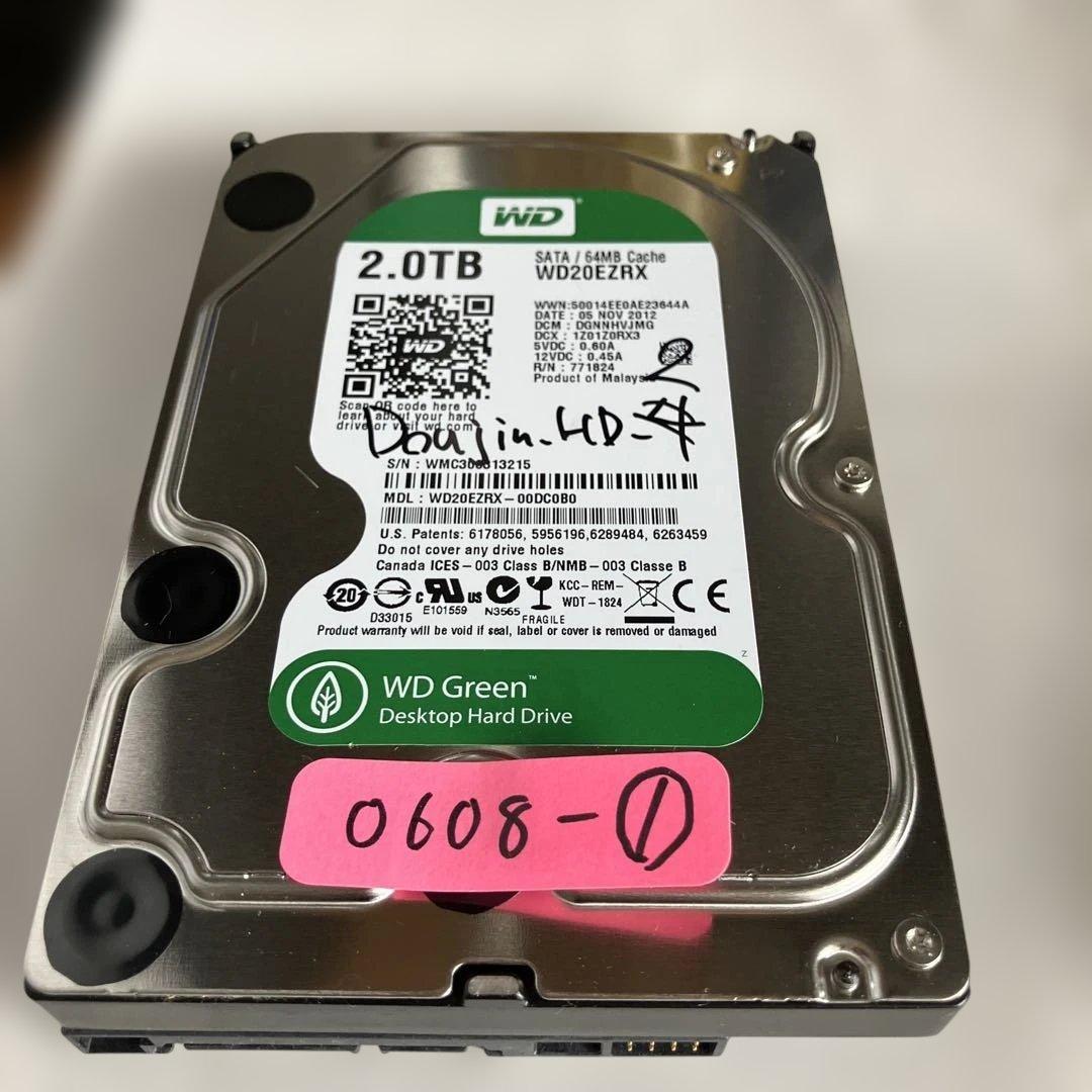s*n様 Western Digital HDD WD20EZRX 2TB ×
