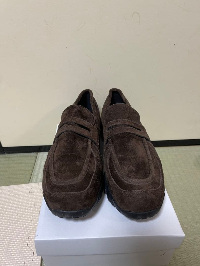 VIBRAM×OPENING ACT　ローファー　スエード ブラウン