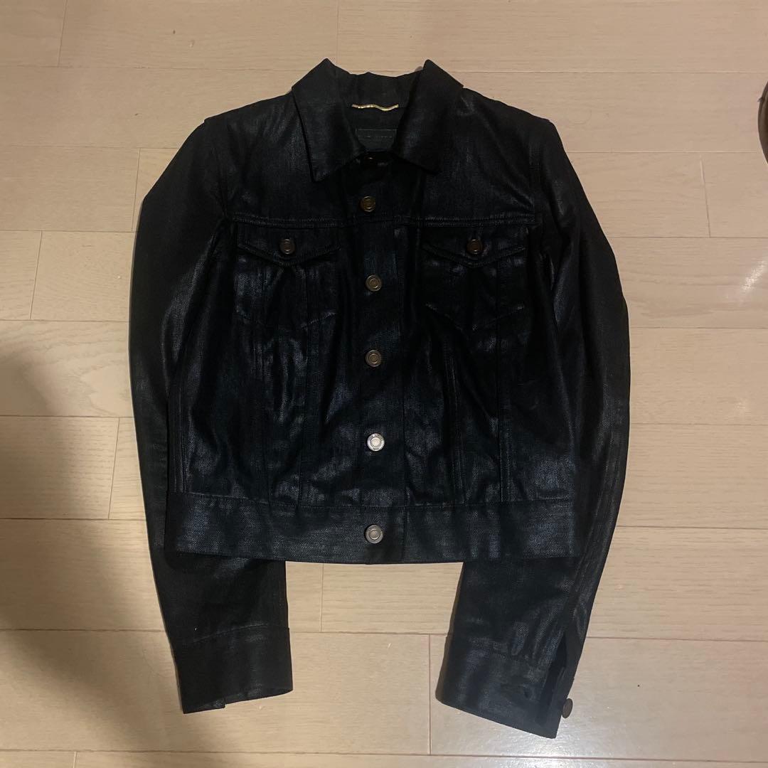 SAINT LAURENT PARIS コーティング デニムジャケット xs