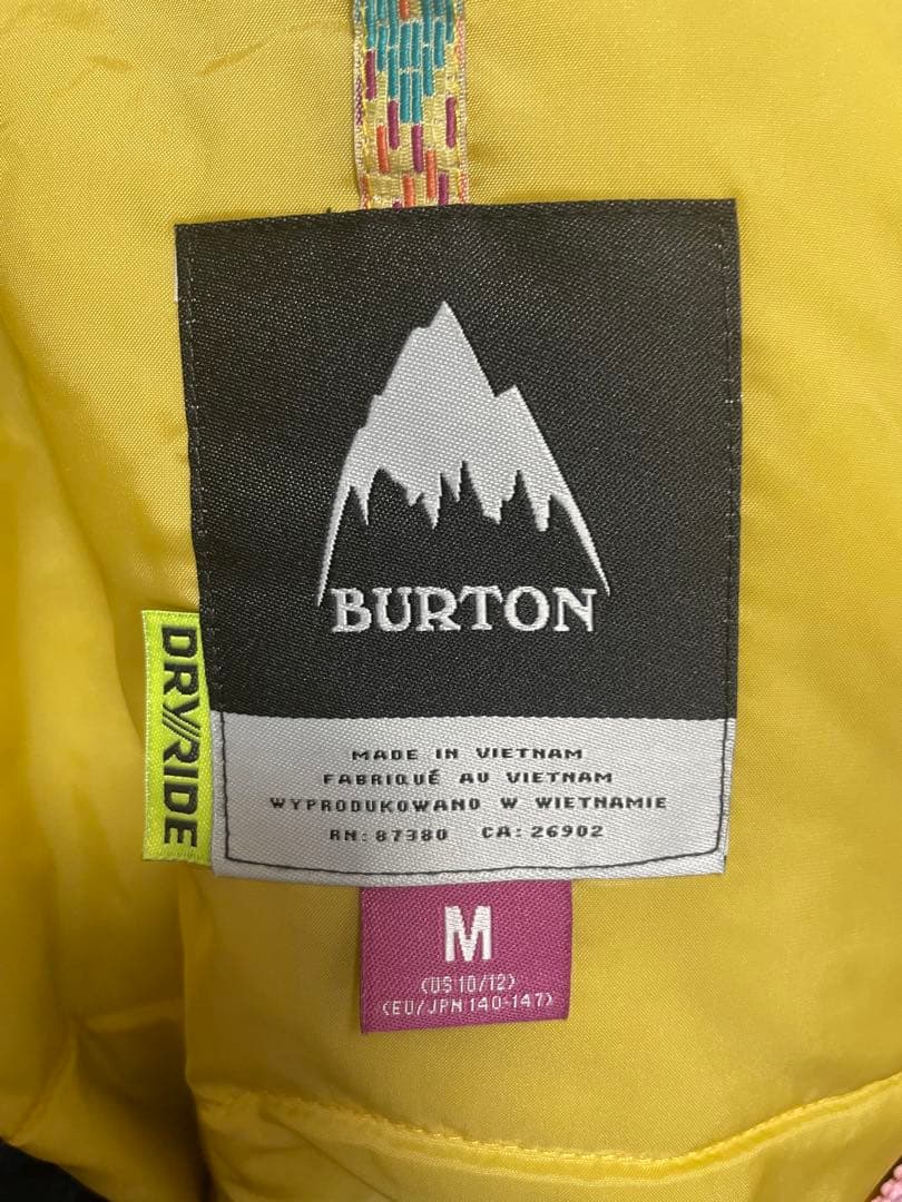 BURTON スノーウェア　つなぎ　キッズサイズM （140〜147）