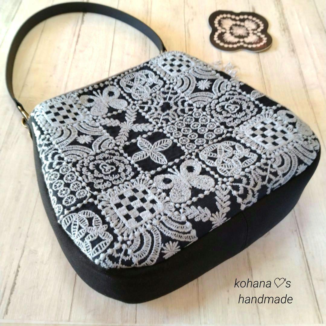 ハンドメイドஐ..ラウンドショルダーバッグ∂бミナペルホネン⚮̈