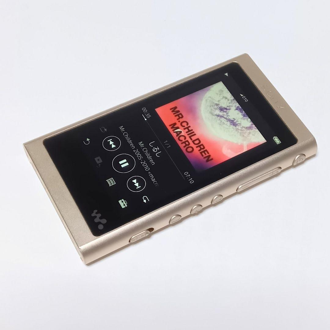 46時間連続再生確認 SONY NW-A57 64GB ウォークマン ゴールド