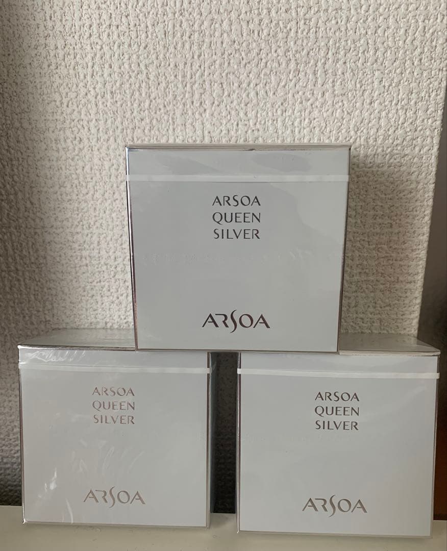 箱入り未開封品　アルソア　クイーンシルバー 135g 3個セット