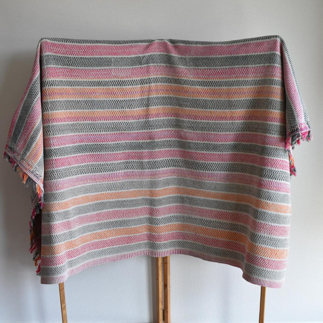 【寒波SALE】オールハンドメイドのセミアンティークカンタキルト＜C＞