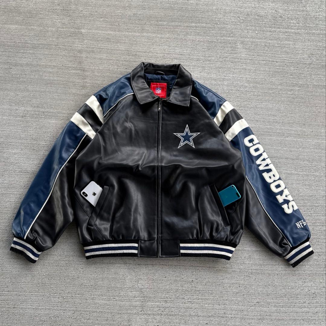 ジャケット・アウター 90s NFL Cowboys leather jacket vintage