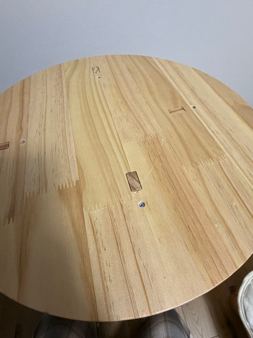 【組立済】山善 YAMAZEN 天然木 回転式本棚 2段 TKR-2(NA)