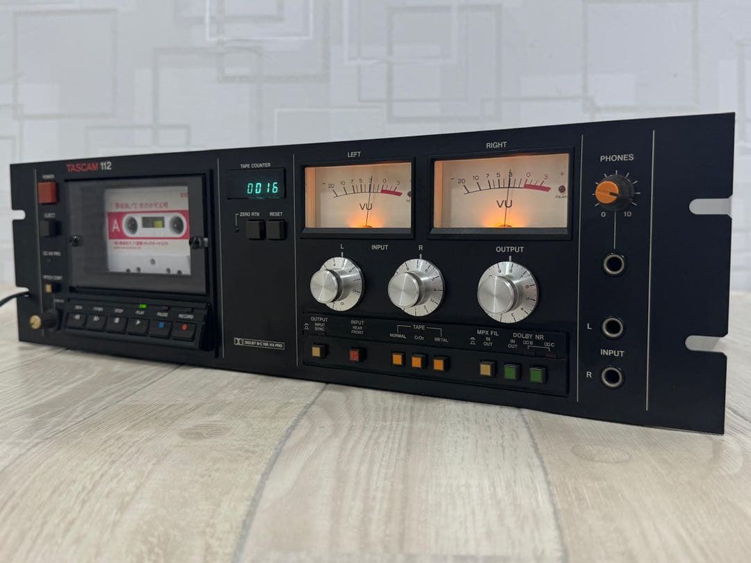 美品TASCAM タスカム112 カセットデッキ 動作品