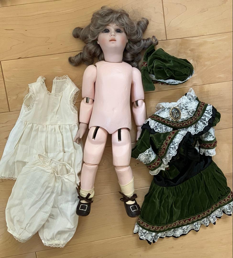 ビスクドール　ジュモー　アンティークドール　リプロダクション　58cm