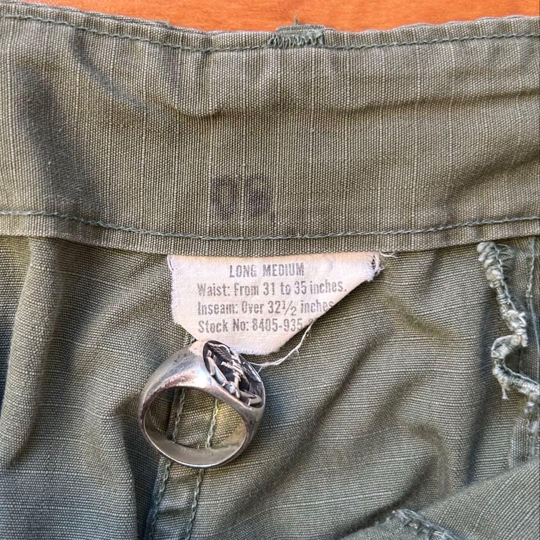 Vintage 60's US ARMY ジャングルファティーグ　パンツ