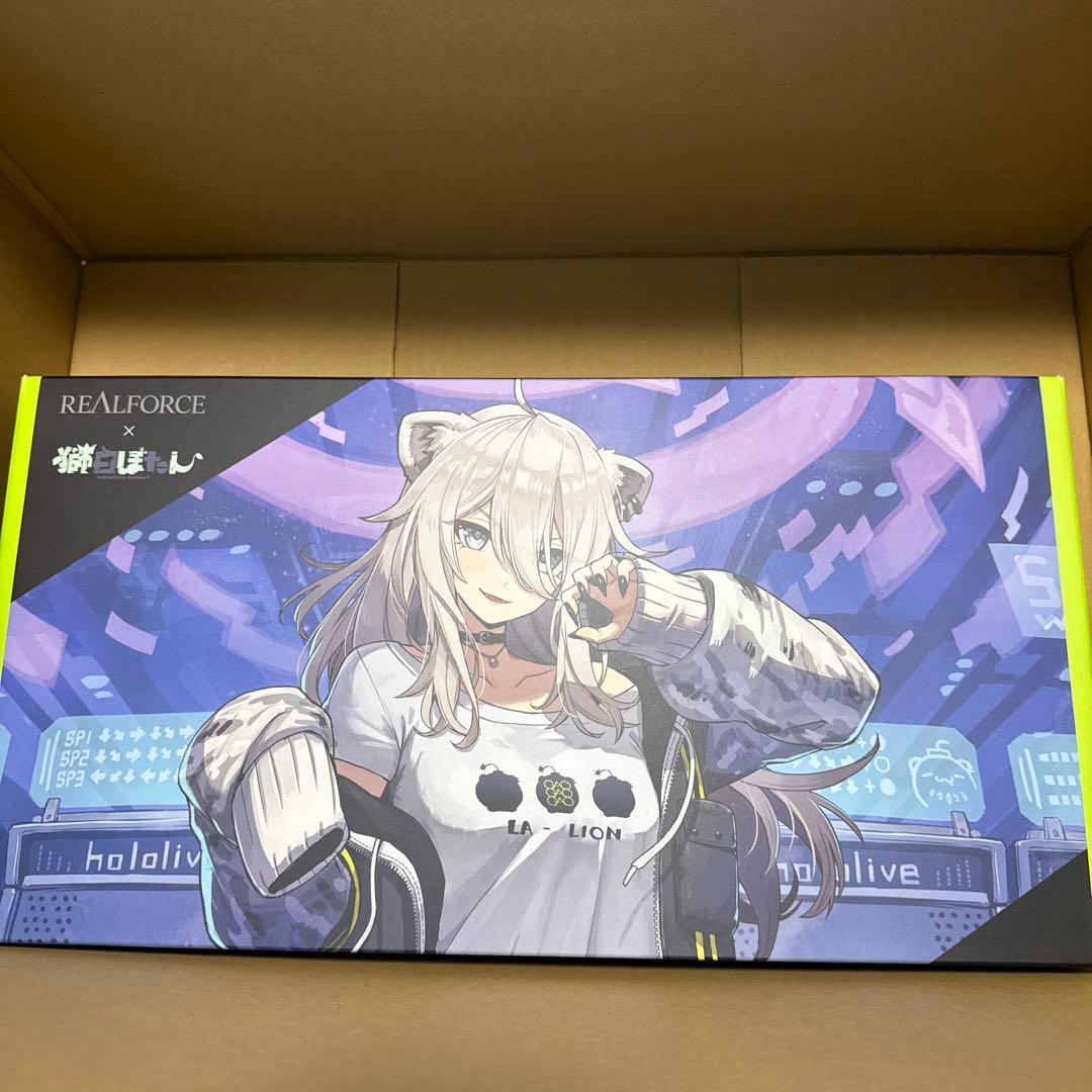 REALFORCE GX1 Keyboard 獅白ぼたんモデル