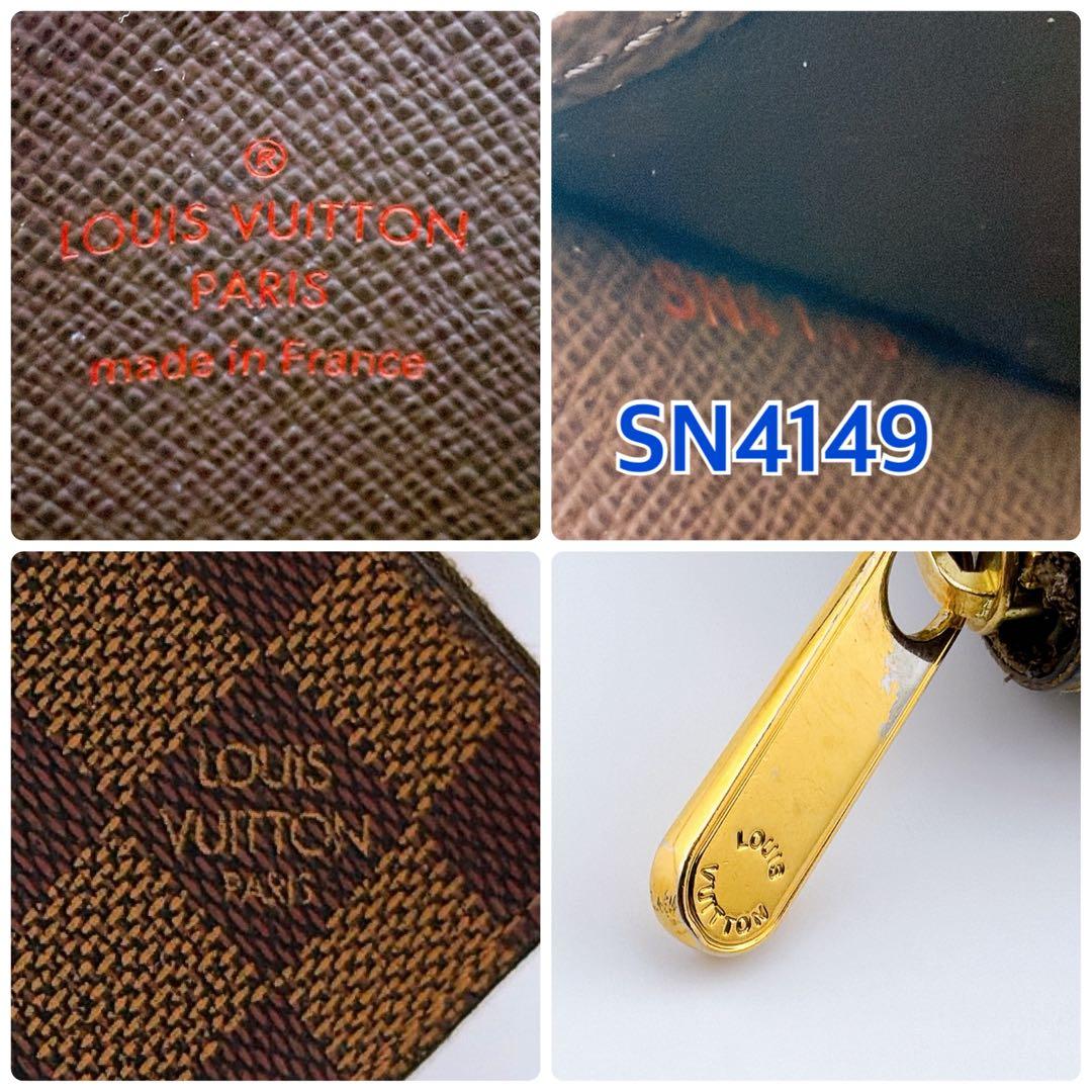 【美品】ルイヴィトン ダミエ ジッピーパース エベヌ 小銭入れ