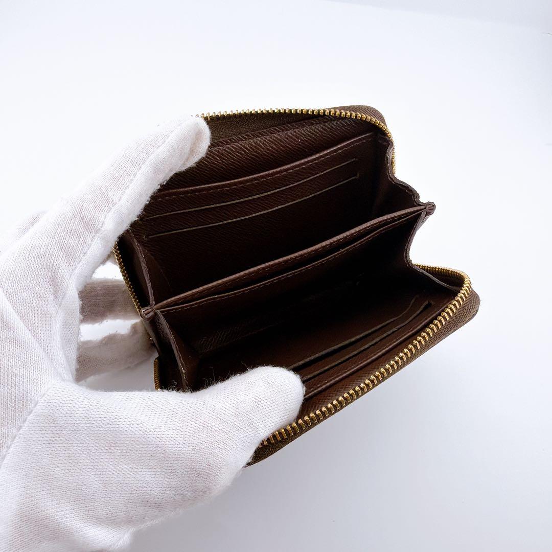 【美品】ルイヴィトン ダミエ ジッピーパース エベヌ 小銭入れ