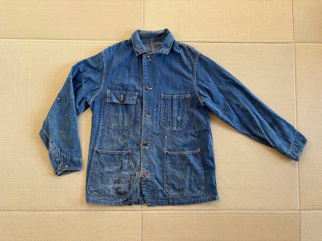 ビッグマックデニムカバーオールBIGMACオアスロウシアーズラングラー
