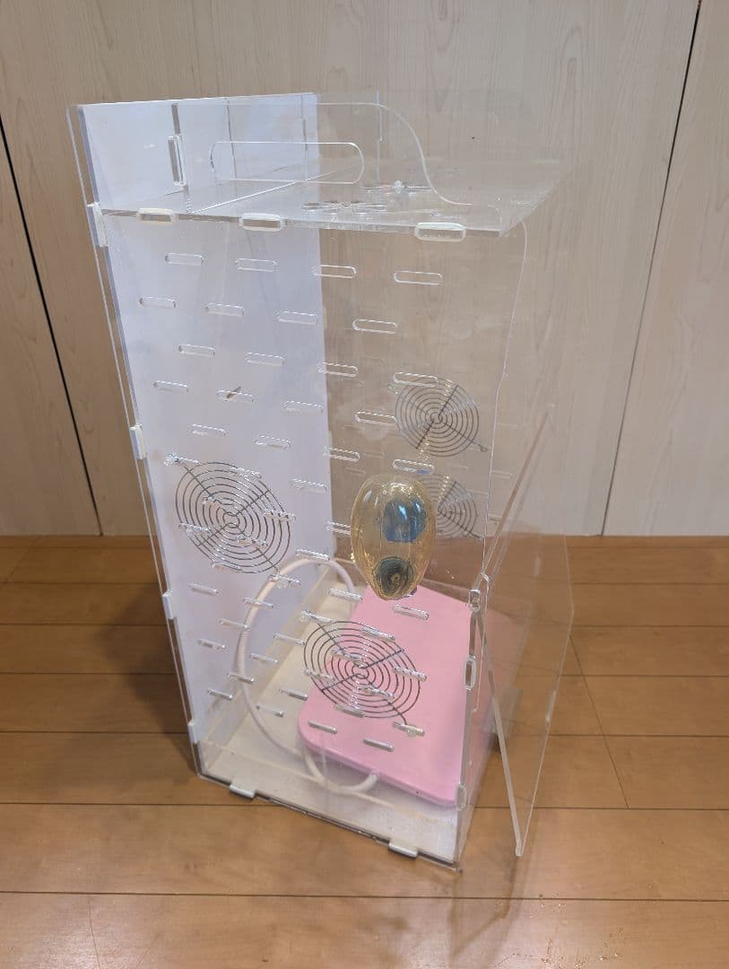 こ*ん様 フクロモモンガ等に　飼育ケージ　おまけヒーターパネル　アクリルケージ