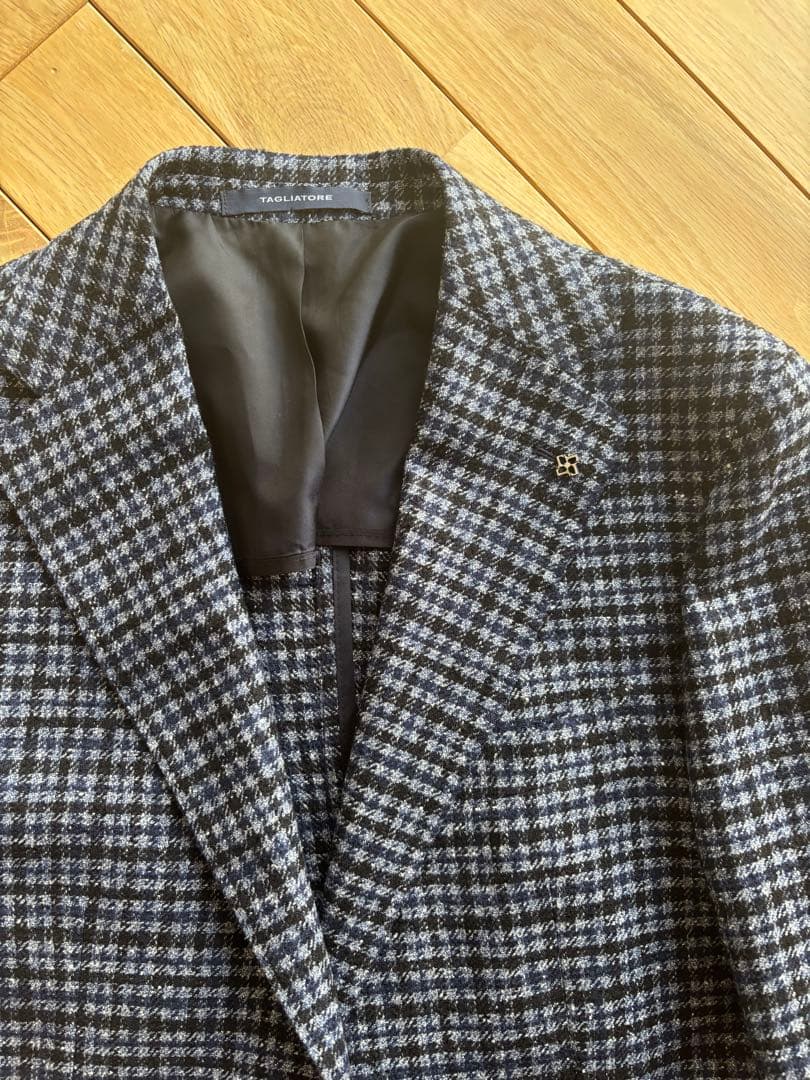 ※ゴルゴ 未使用　タリアトーレ カシミヤブレンド48 ブルーネイビー