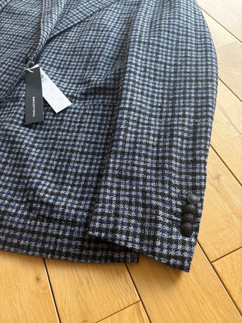 ※ゴルゴ 未使用　タリアトーレ カシミヤブレンド48 ブルーネイビー
