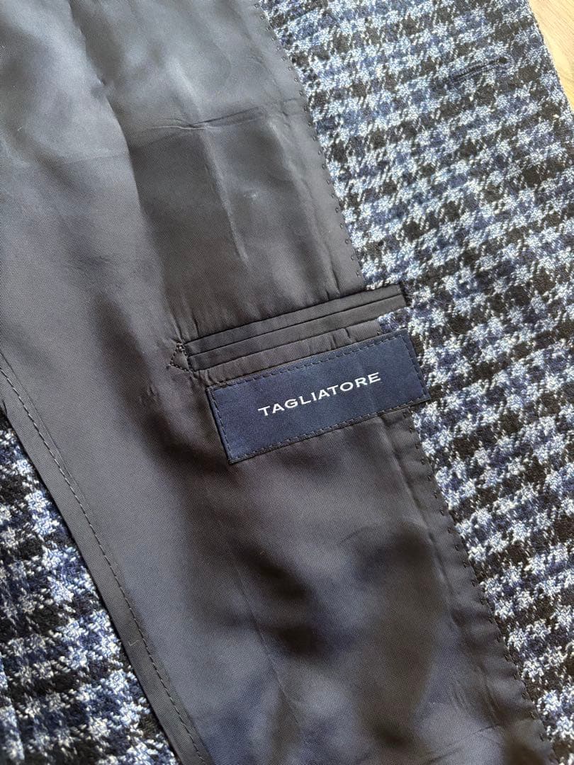 ※ゴルゴ 未使用　タリアトーレ カシミヤブレンド48 ブルーネイビー