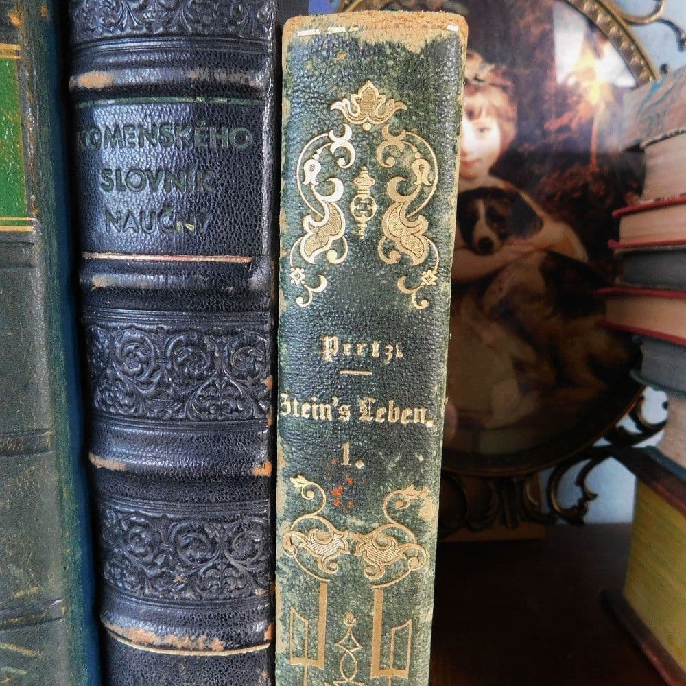 3冊セット.:*゜背表紙が素敵なドイツとチェコの古書　19－20世紀　まとめ売り