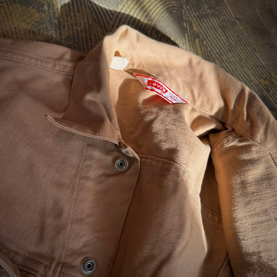 美品 Levi's 70s 【40】コットン ジャケット ベージュ USA
