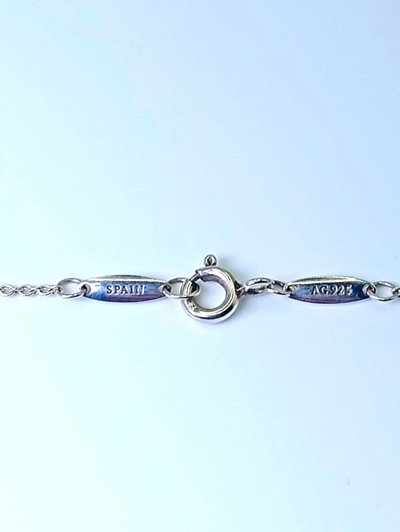 TIFFANY 【未使用】カラー バイ ザ ヤード アクアマリン ペンダン